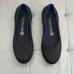 Rothy's Black The Flat Round Toe Ballet Flats
